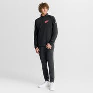 FANATICS Men's Fanatics Black Detroit Red Wings Authentic Pro Rink Training Quarter-Zip Pullover