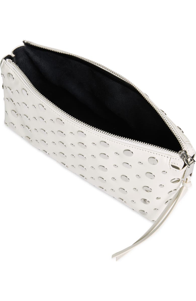 Rebecca Minkoff Ayla Stud Faux Leather Clutch, Alternate, color,