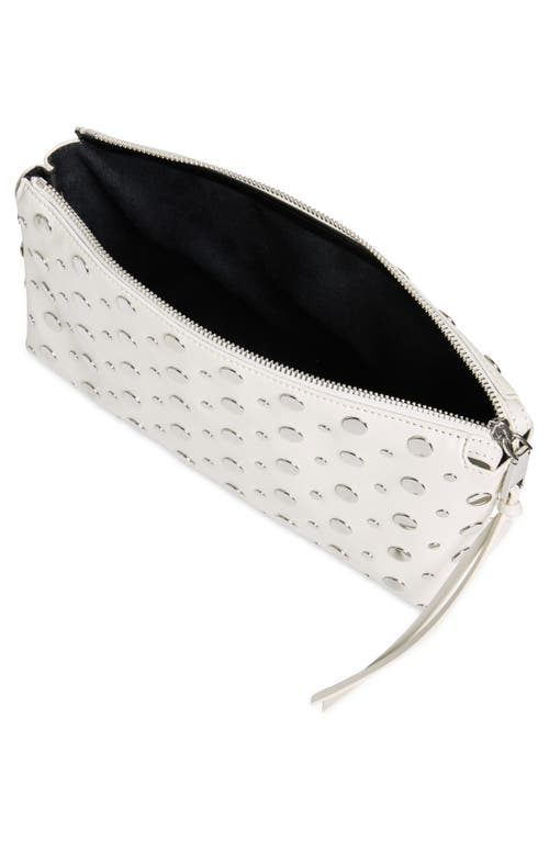 Rebecca Minkoff Ayla Stud Faux Leather Clutch