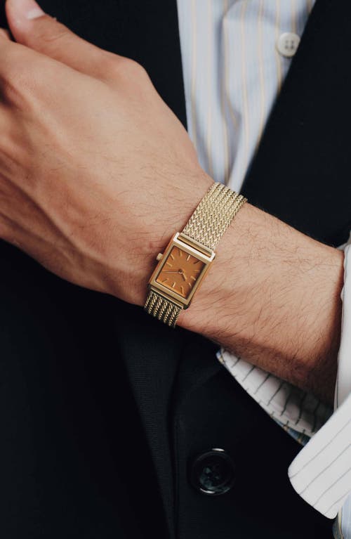 Breda Virgil Tethered Mesh Strap Watch, 20mm