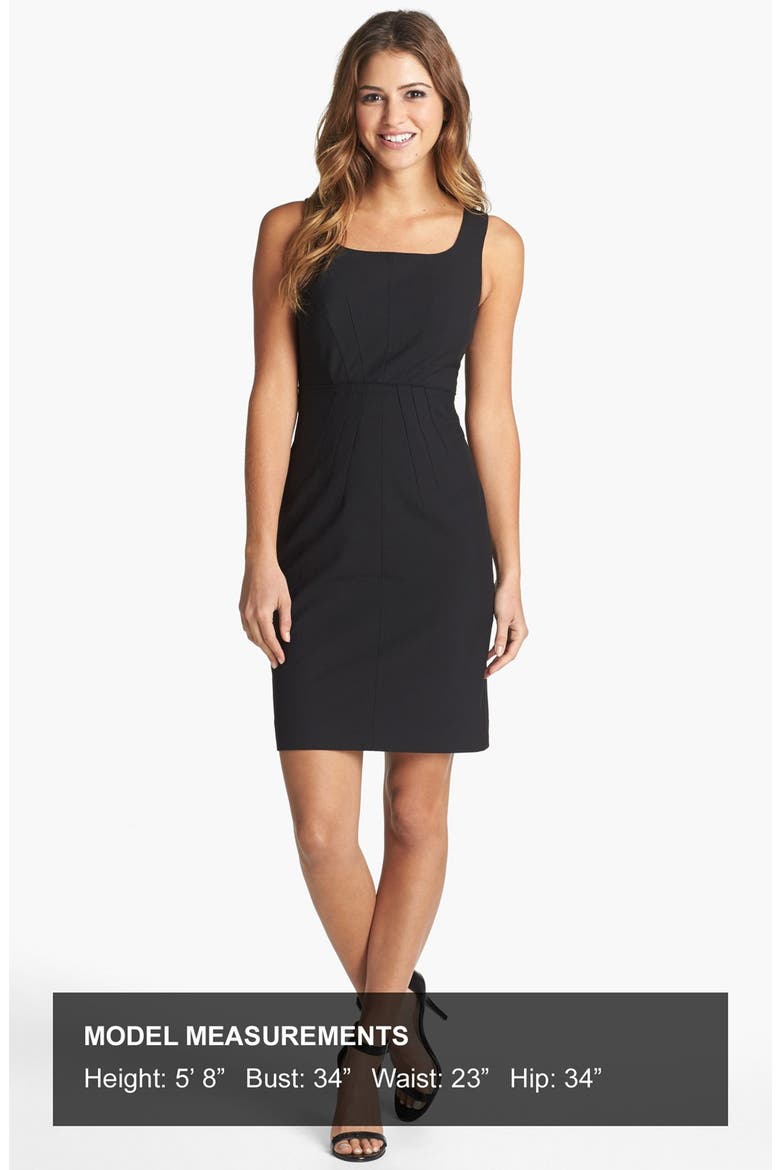 Sheath Dress, Alternate, color, BLACK