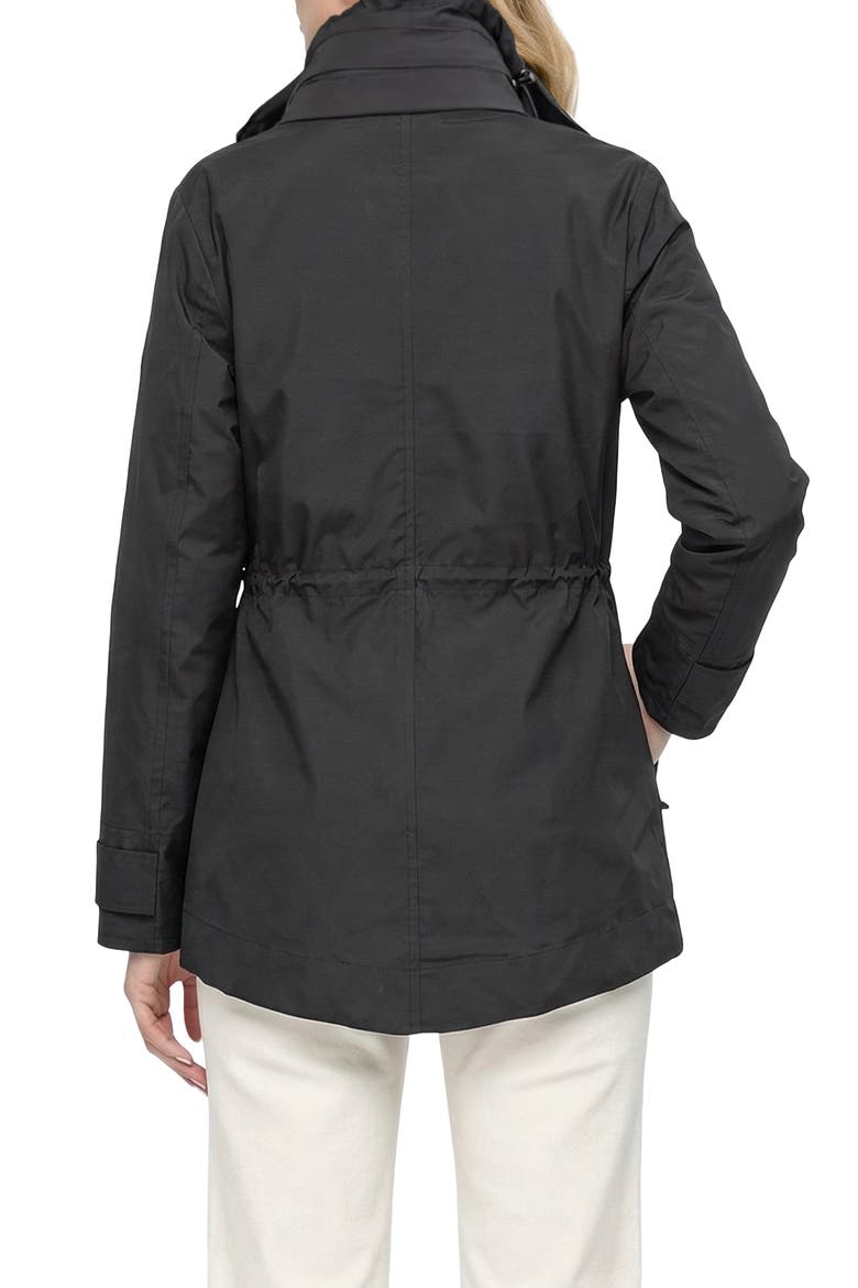 Lightweight Jacket With Concealed Hood, Alternate, color, BLACK