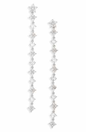 Tasha Crystal Linear Drop Earrings