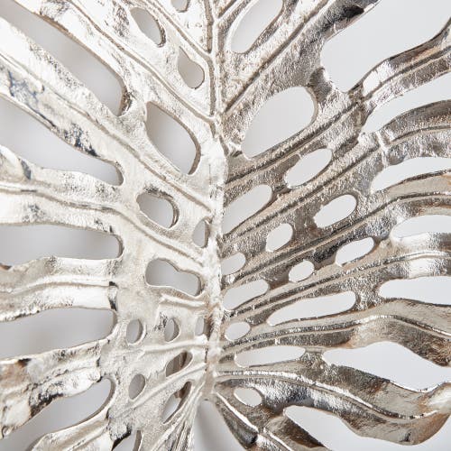 Napa Home & Garden 23.5"h X 4"d X 19"w Monstera In Silver