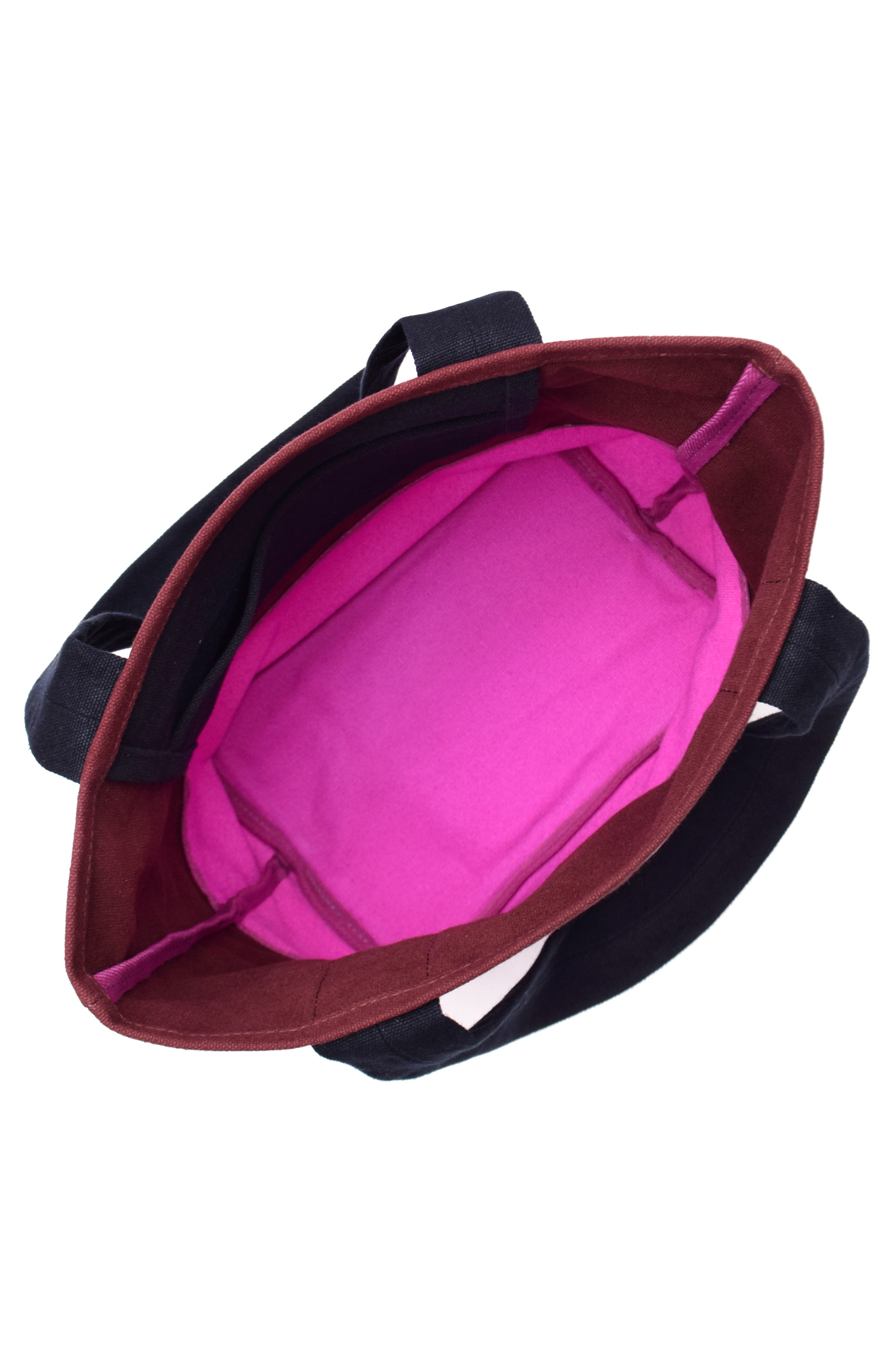 Kylee Medium Colorblocked Tote, Alternate, color, MALBEC/ MIDNIGHT
