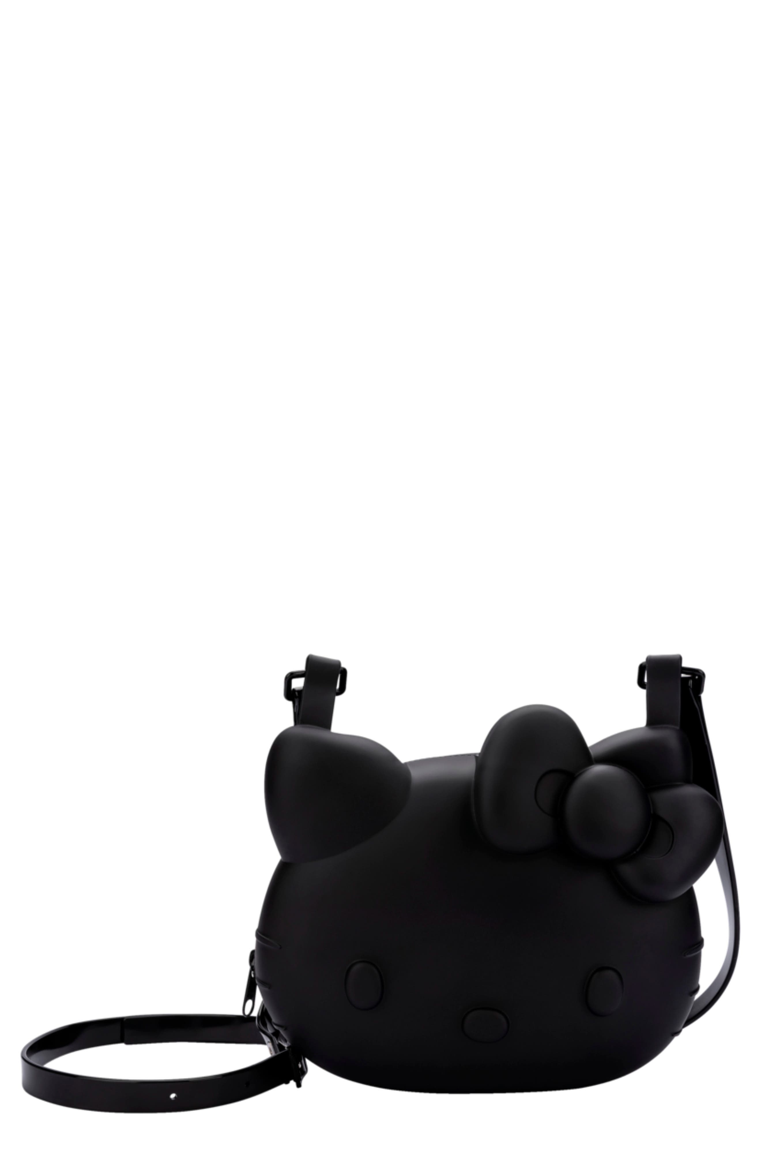 Melissa x Hello Kitty Crossbody Bag, Main, color, Black