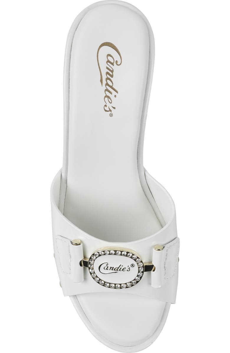 Candie's Lorenna Platform Sandal, Alternate, color, White