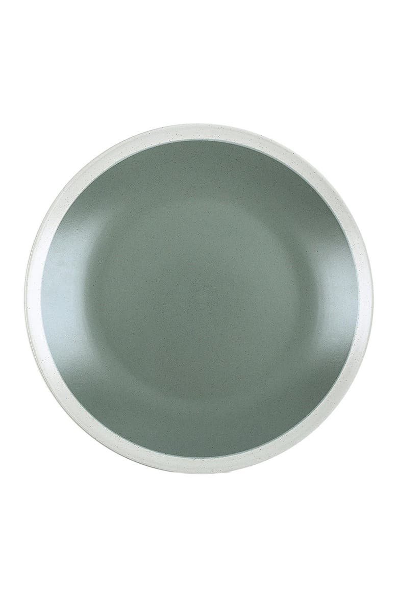 Serenity Stoneware 4-Piece Salad Plate Set, Alternate, color, Green and Cream