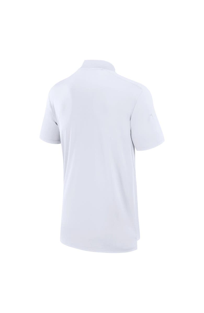 FANATICS Men's Fanatics Branded White Olympic Games Union Bar Quarter-Zip Polo, Alternate, color, White