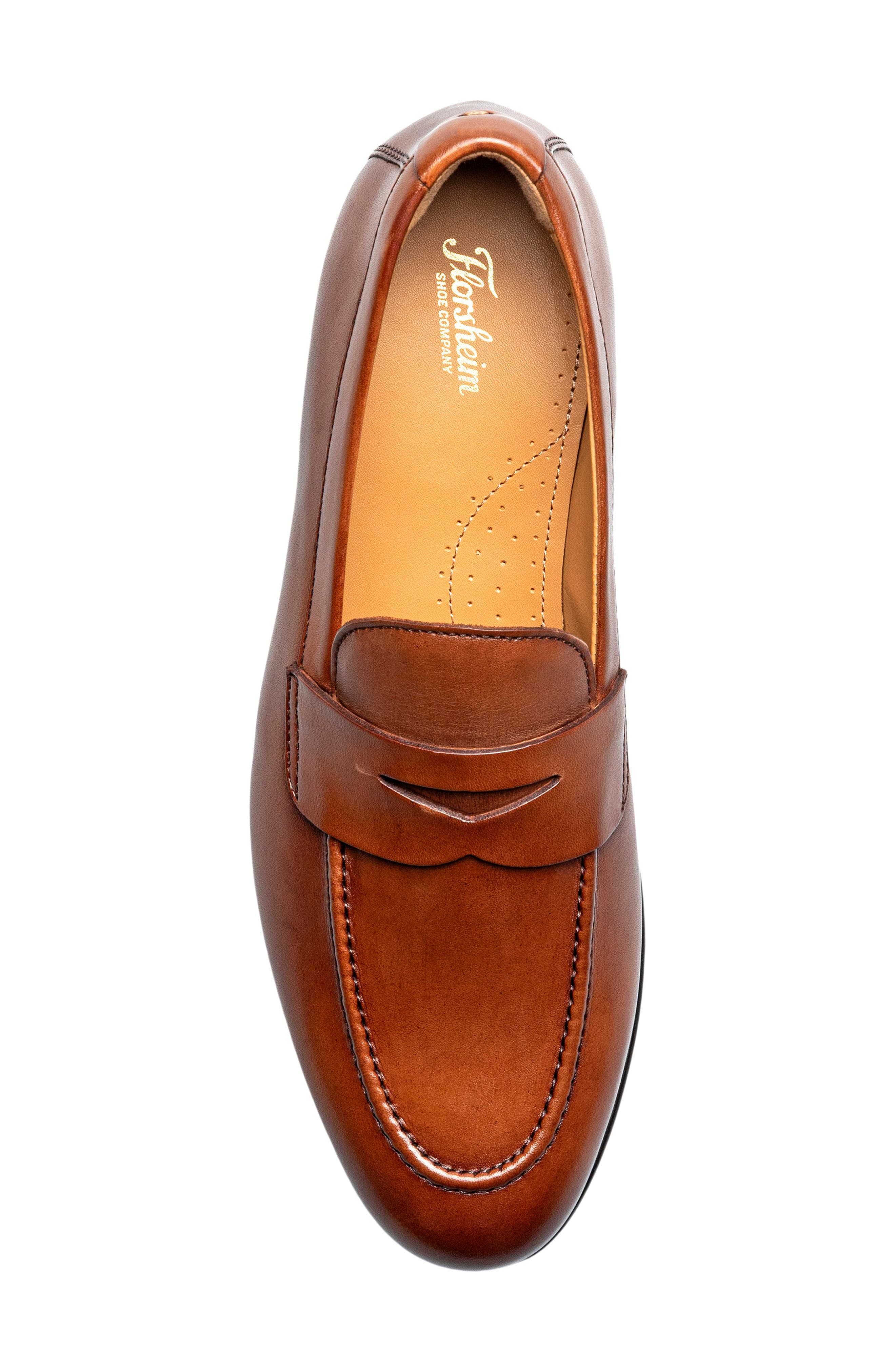 Modena Moc Toe Penny Loafer, Alternate, color, COGNAC