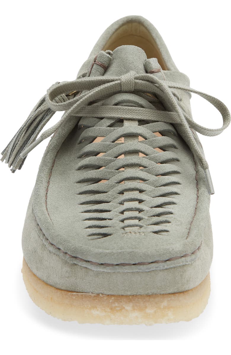 Clarks<sup>®</sup> Wallabee Weave Loafer, Alternate, color, Sage Suede