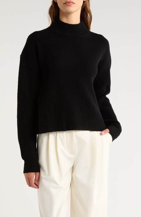 Fufy Wool & Cashmere Rib Sweater