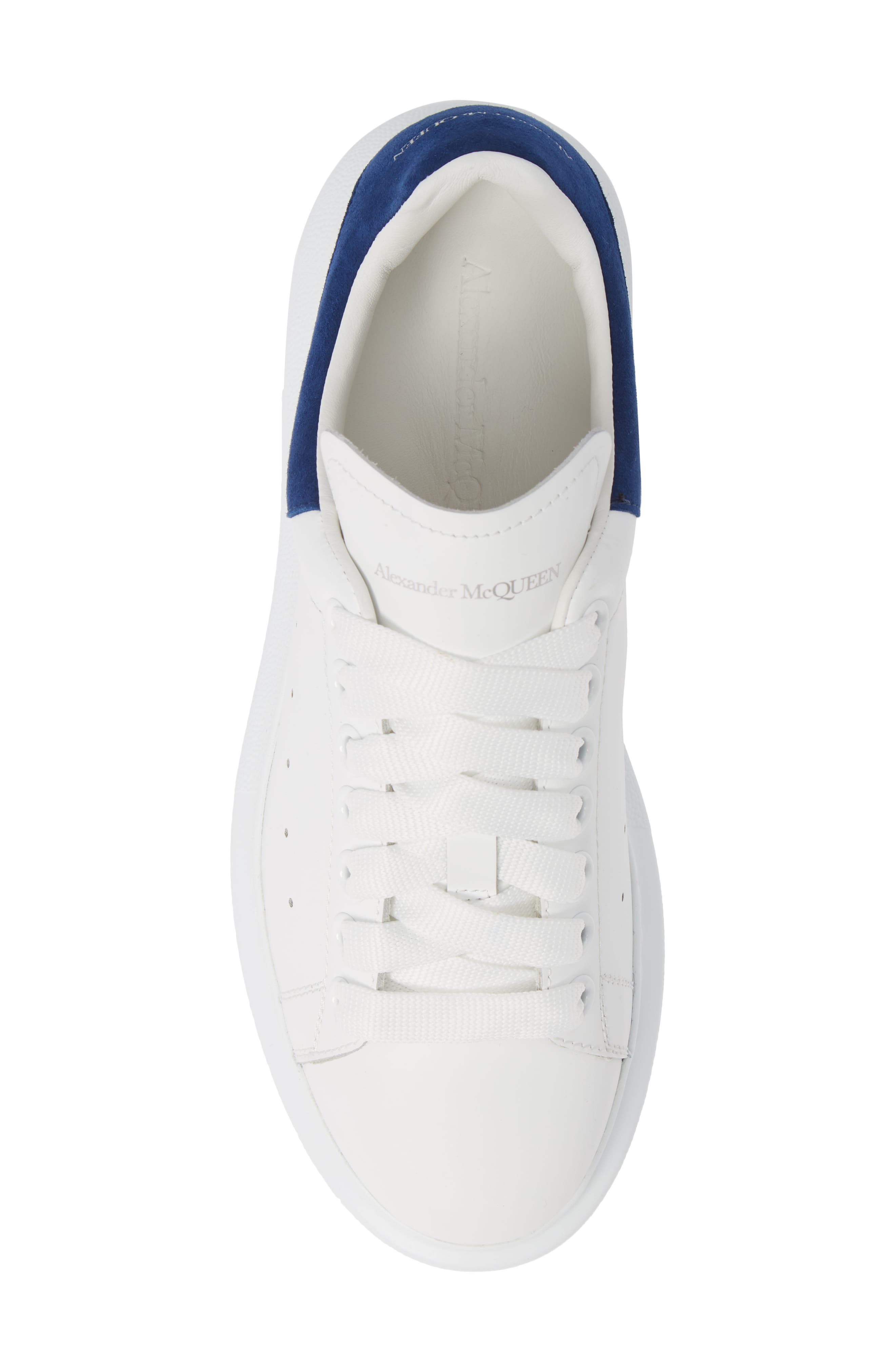 Oversized Sneaker, Alternate, color, WHITE/ PARIS BLUE