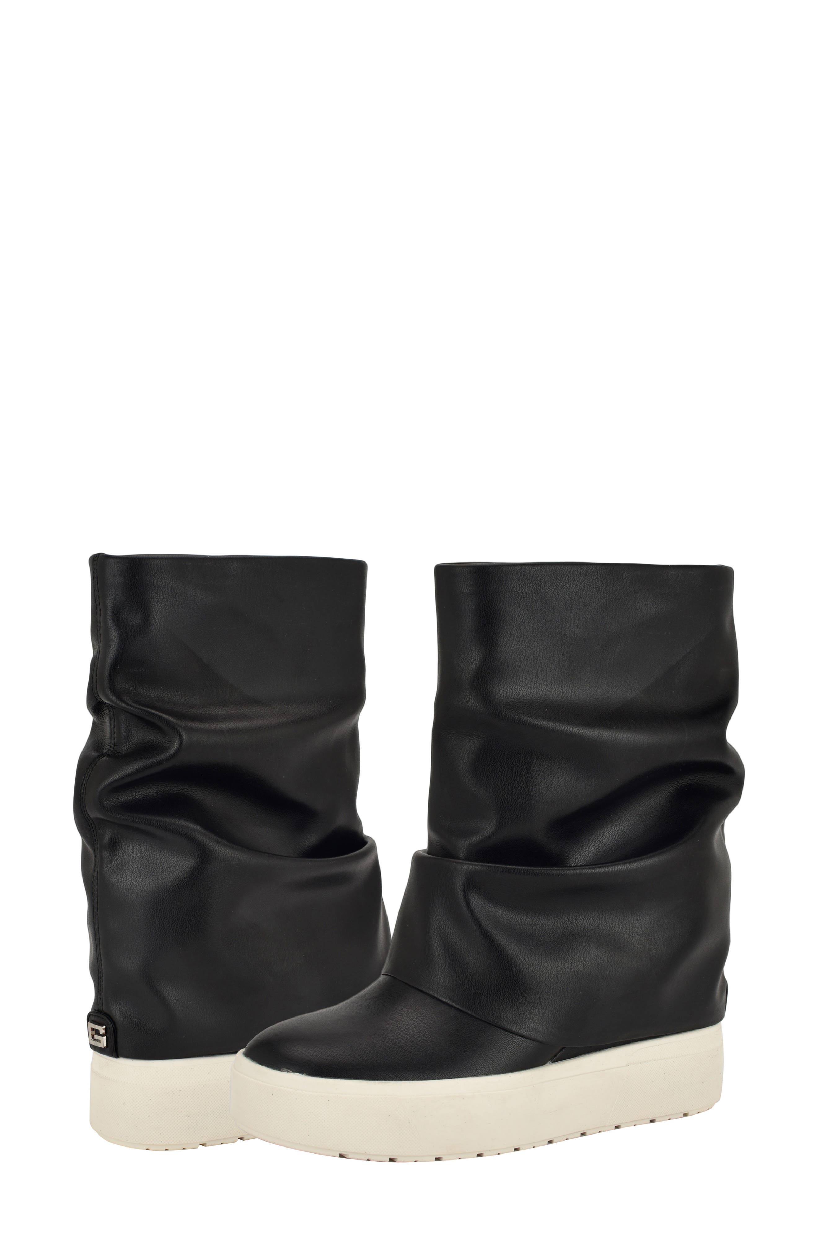 GUESS Guinna Hidden Wedge Bootie, Alternate, color, Black 001