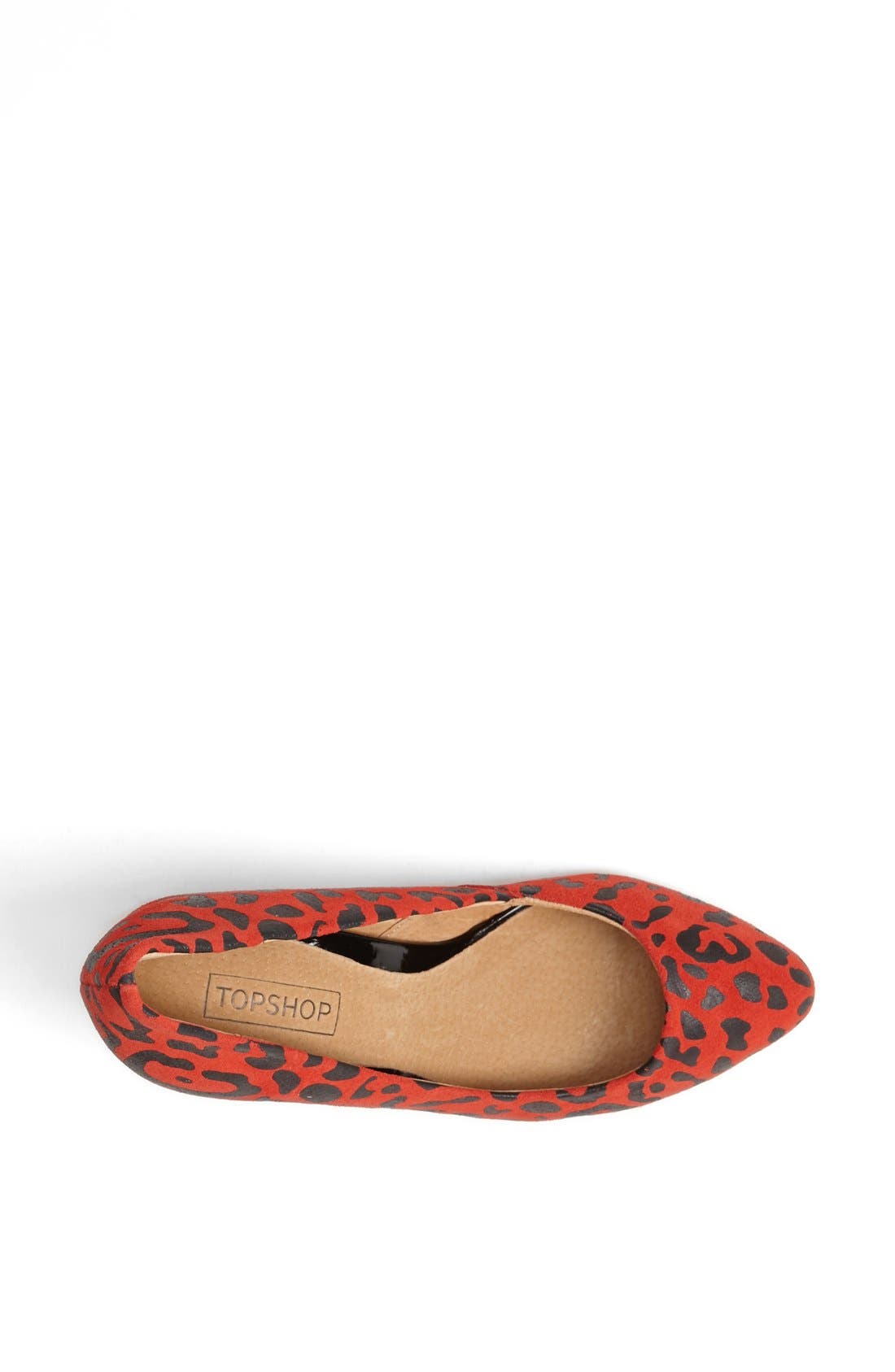 'Maple' Mid Heel Pump, Alternate, color, RED