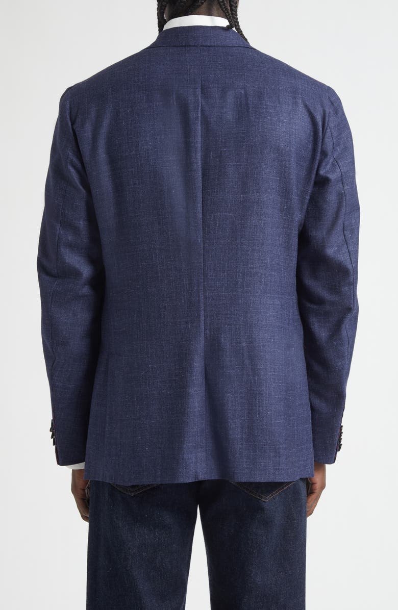 ISAIA Marechiaro Wool & Cashmere Blend Soft Sport Coat, Alternate, color, Blue