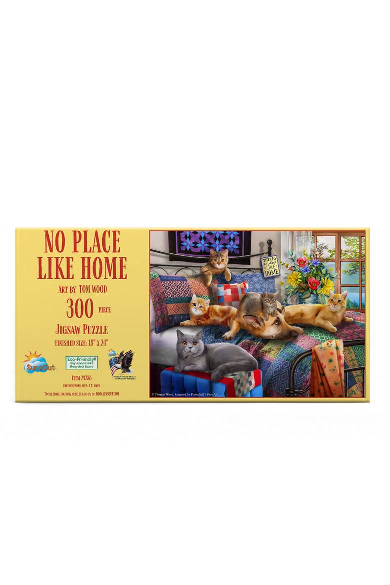 No Place Like Home 300 piece Jigsaw Puzzle for Adults, Alternate, color, Multicolor