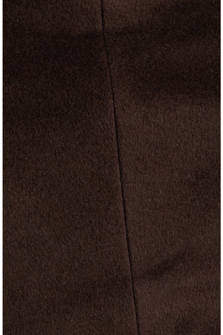 Hooded Wool Blend Belted Coat, Alternate, color, CHOCOLATE