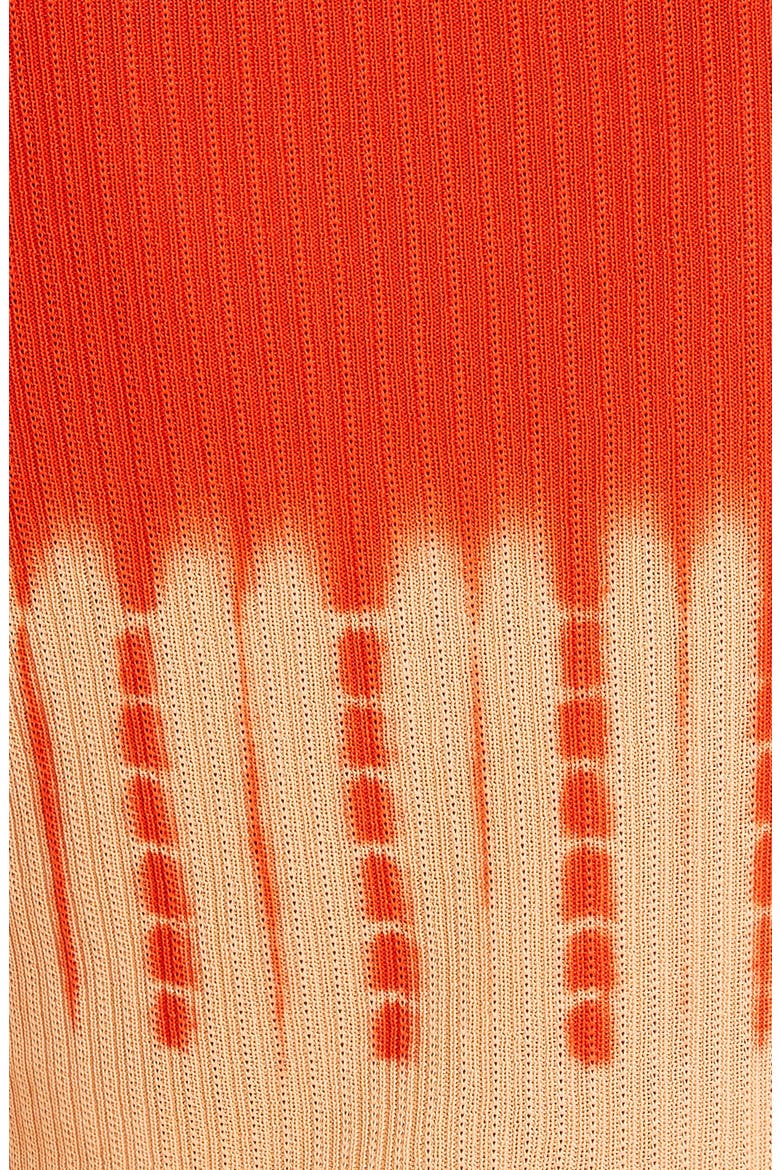 Tie Dye Crewneck Rib Sweater, Alternate, color, ORANGE MULTI