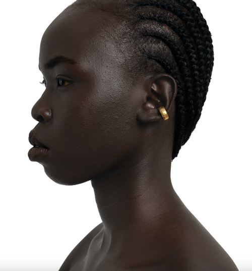 Kapoeta By Ambica Samburu Ear Cuff In Silver