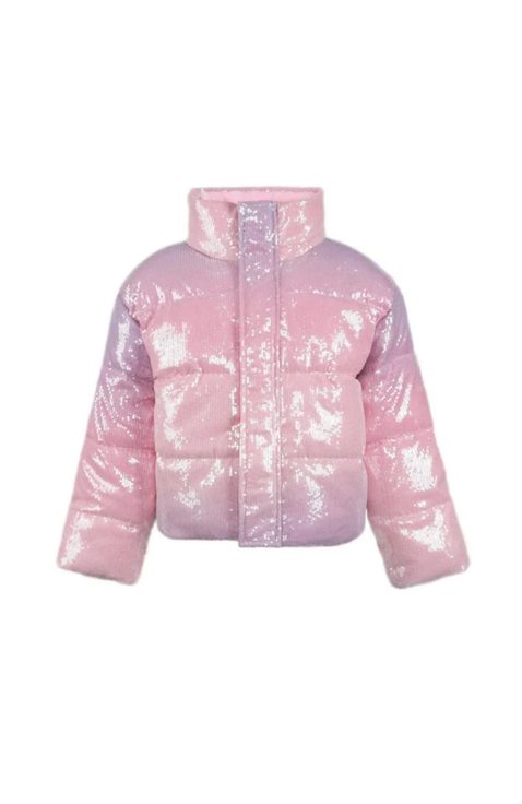 Cotton Candy Shimmer Puffer