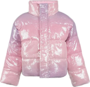 Lola + The Boys Cotton Candy Shimmer Puffer