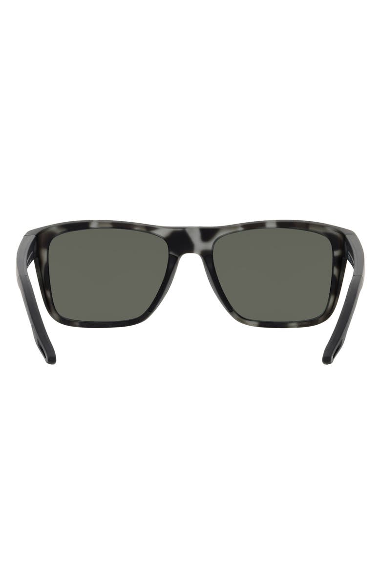 Costa Del Mar Mainsail 55mm Mirrored Polarized Rectangular Sunglasses, Alternate, color, Silver Mirror