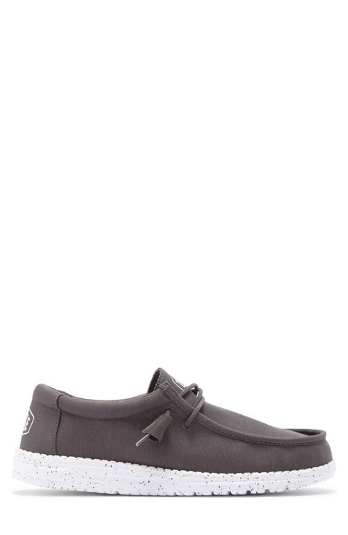 Hey Dude Wally Slub Canvas Slip-on Shoe