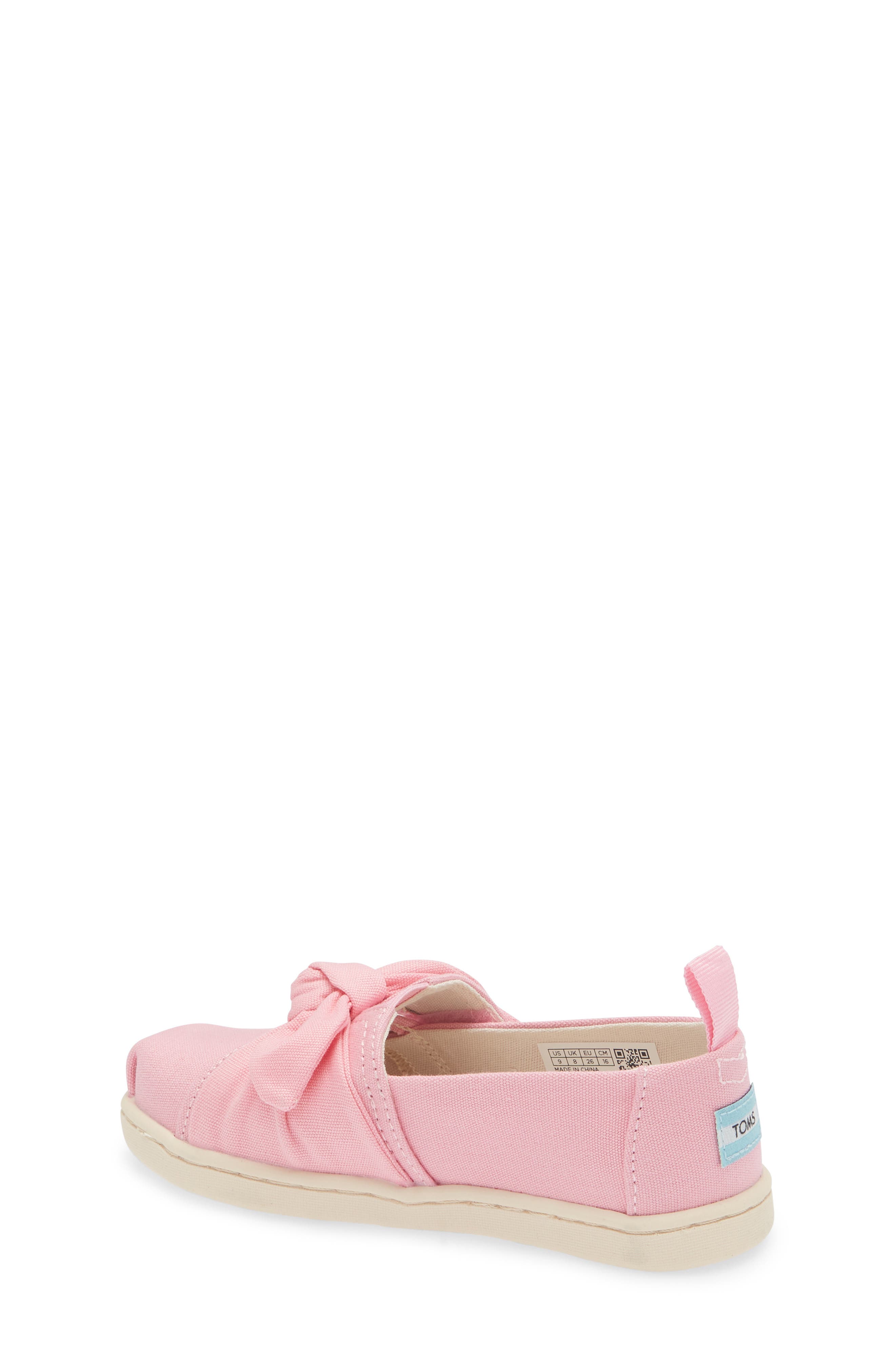 TOMS Kids' Alpargata Slip-On Sneaker, Alternate, color, Pink