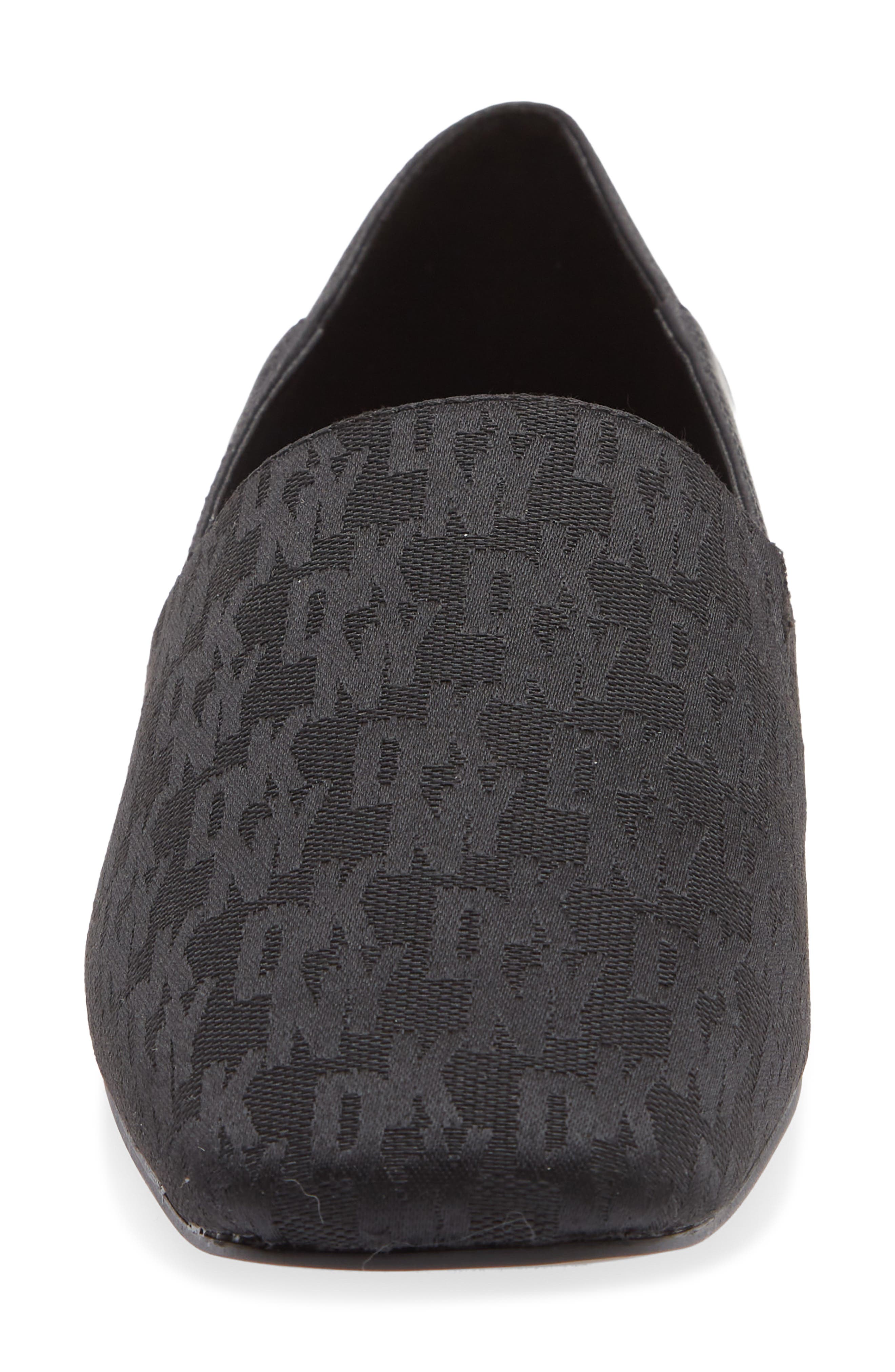 DKNY Fabrice Logo Jacquard Flat, Alternate, color, Black