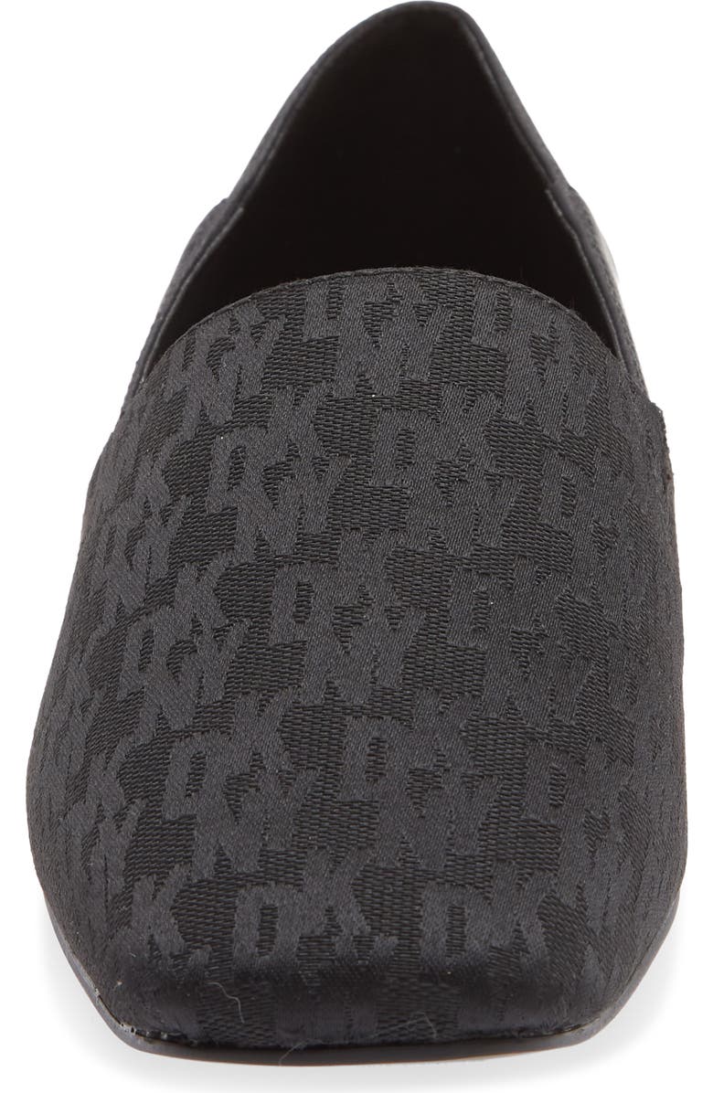 DKNY Fabrice Logo Jacquard Flat, Alternate, color, Black