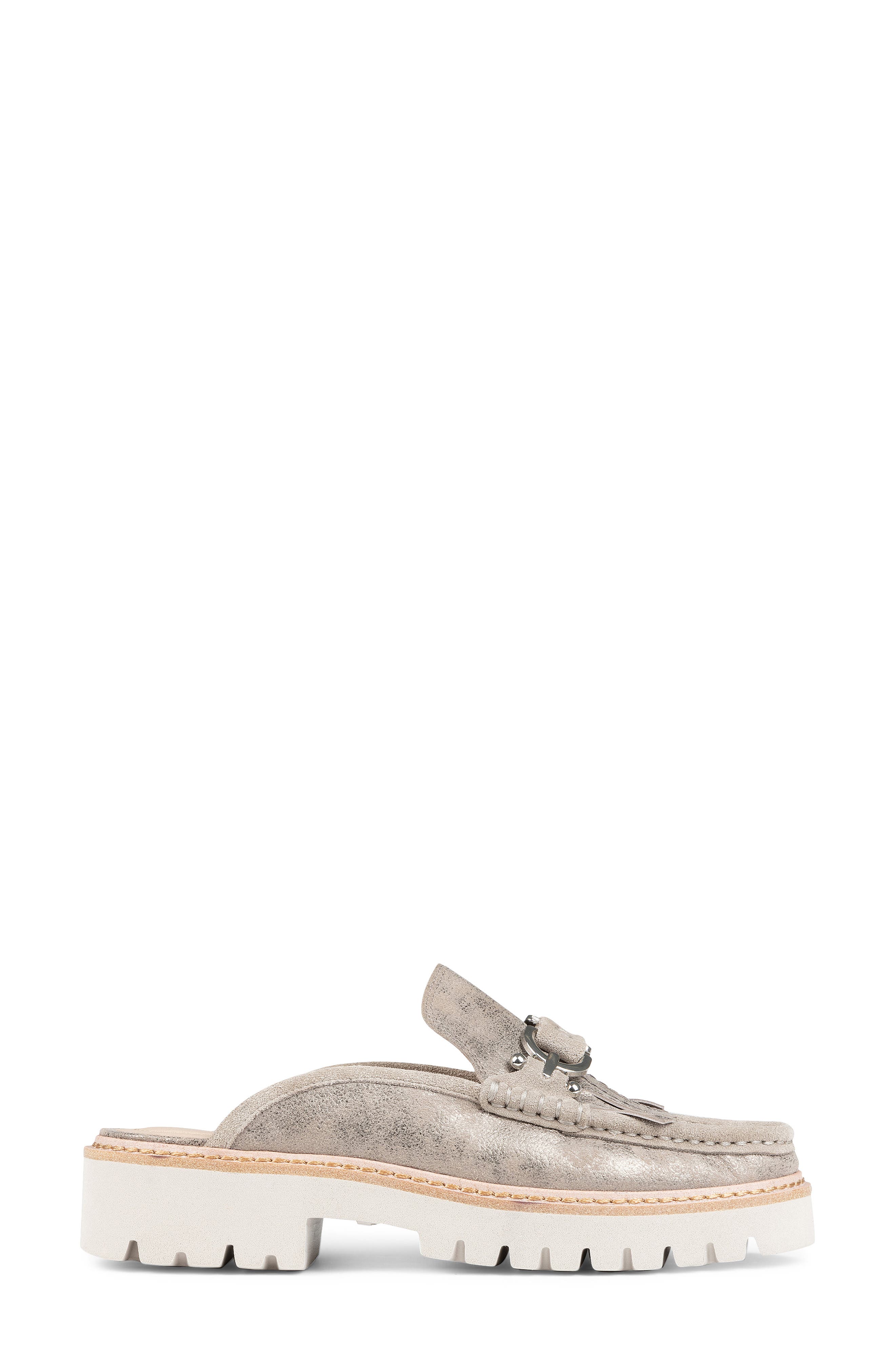 Donald Pliner Kiltie Fringe Moc Toe Loafer Mule, Alternate, color, 