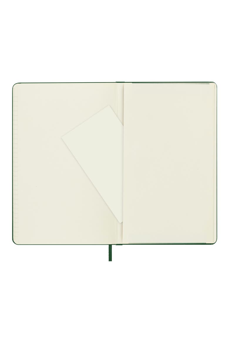 Large Ruled Hardcover Notebook, Alternate, color, MYRTLE GREEN