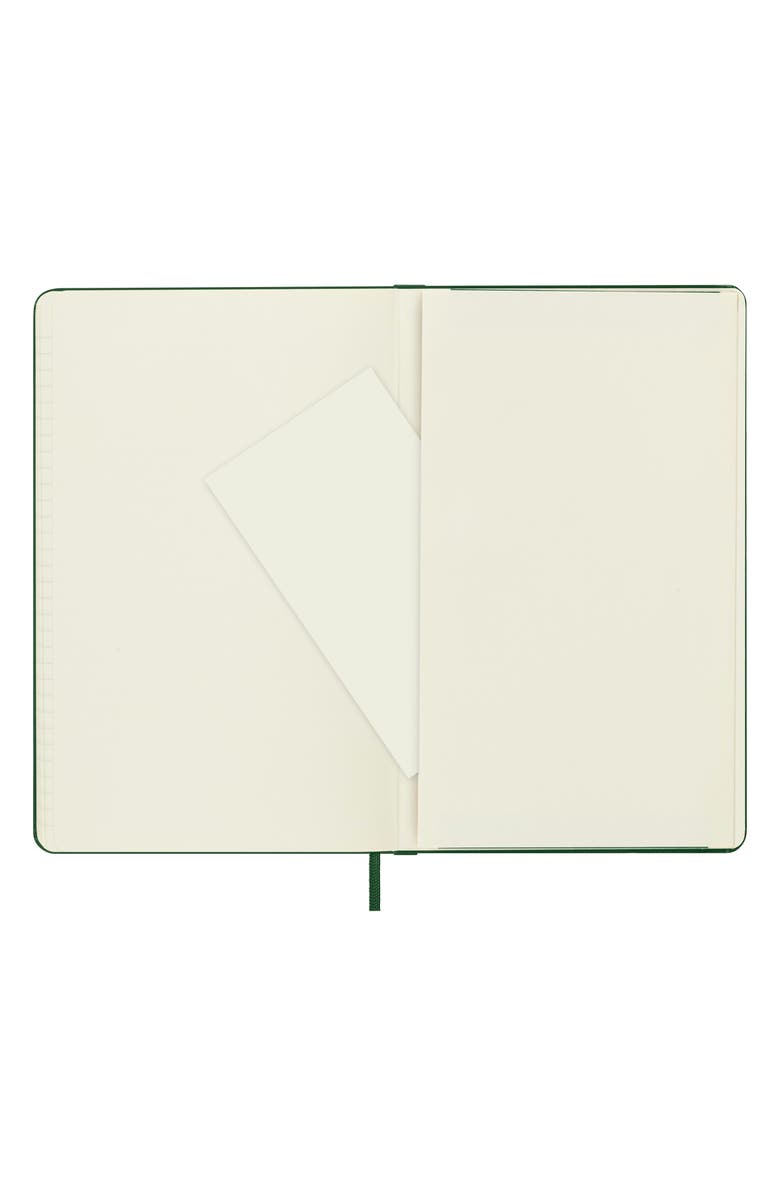 Moleskine Large Ruled Hardcover Notebook, Alternate, color, Myrtle Green