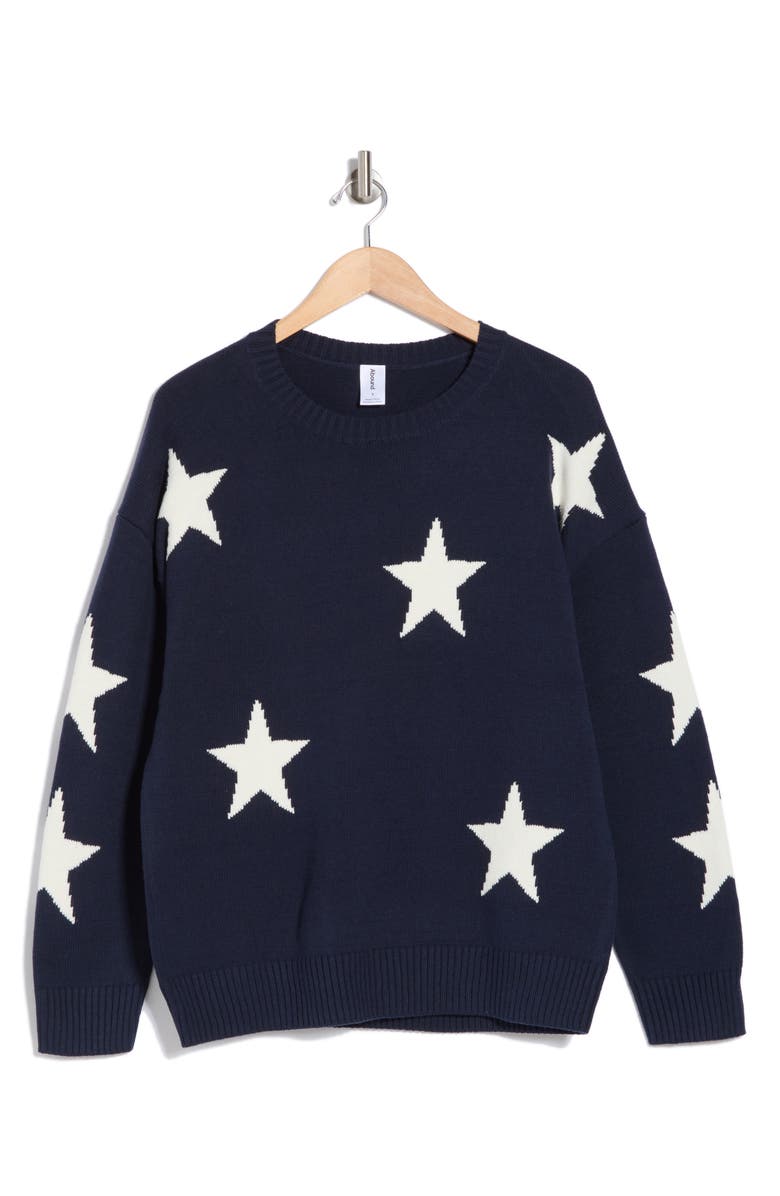 Abound Hearts Sweater, Alternate, color, 