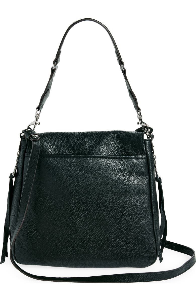 AIMEE Legendary Leather Convertible Satchel, Alternate, color, Black