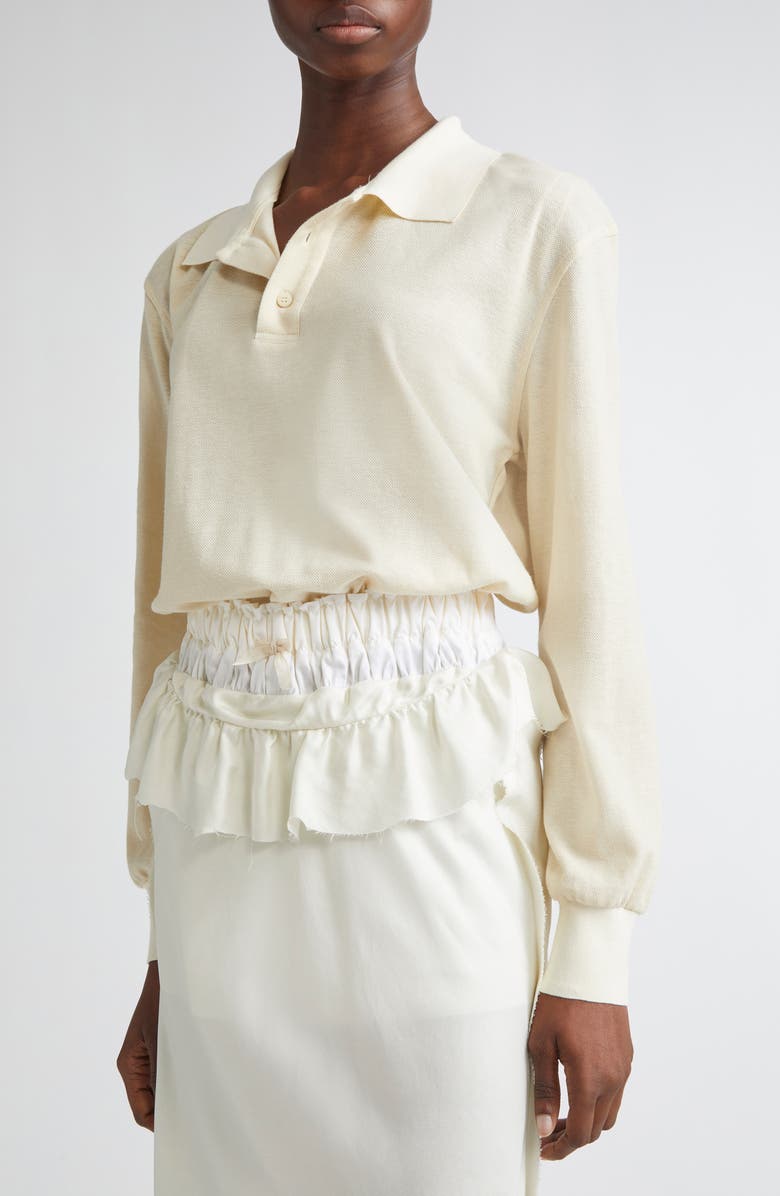 Maison Margiela Anonymity of the Lining Long Sleeve Dress, Alternate, color, 