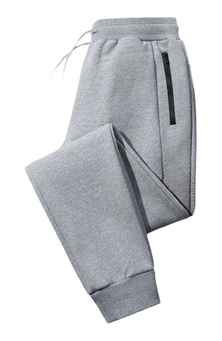 BenBen 3 Pack Mens Ultra Soft Zipper Joggers, Alternate, color, Olive/Black/Grey