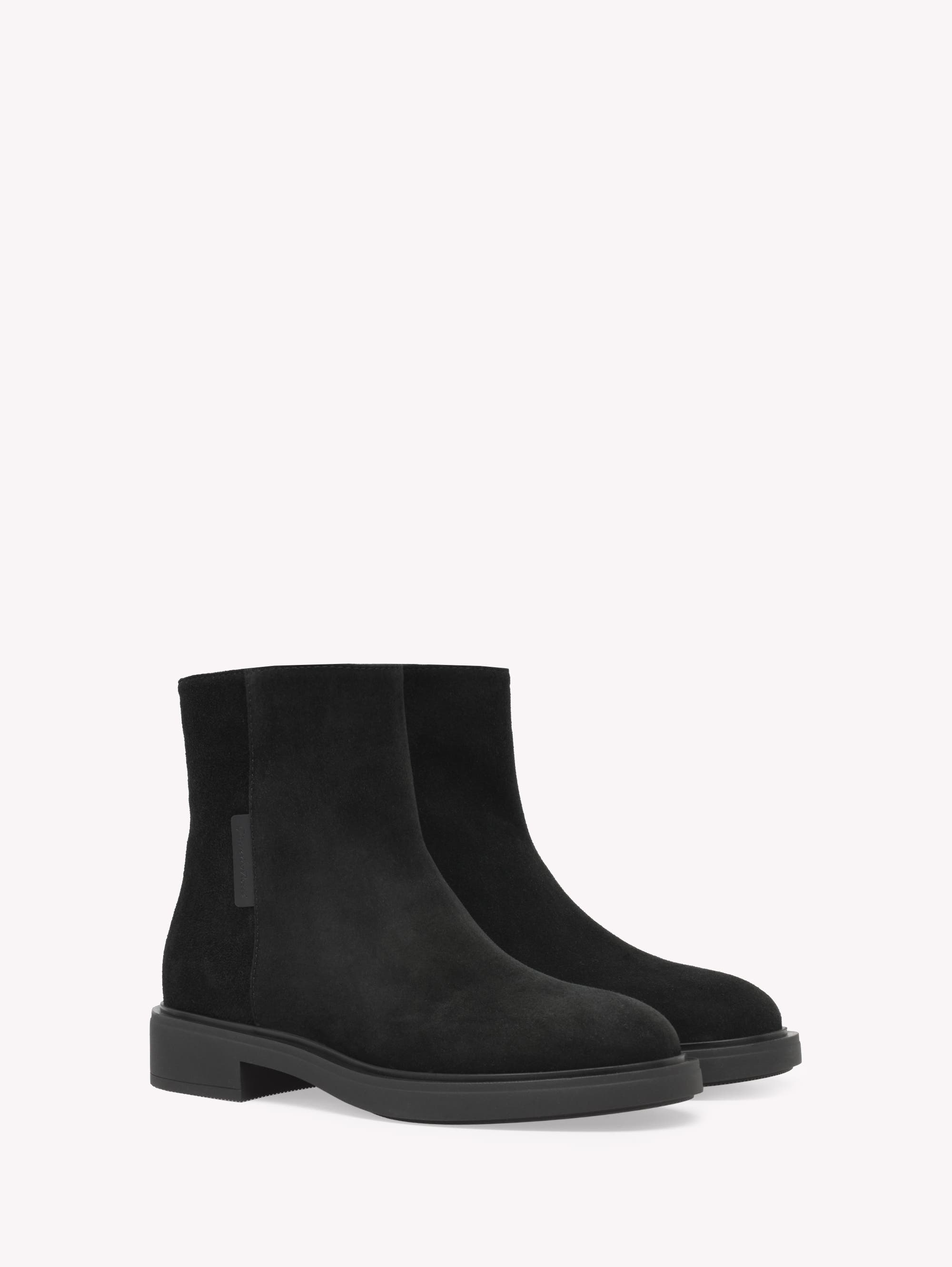 Gianvito Rossi Lexington Boots, Alternate, color, Black