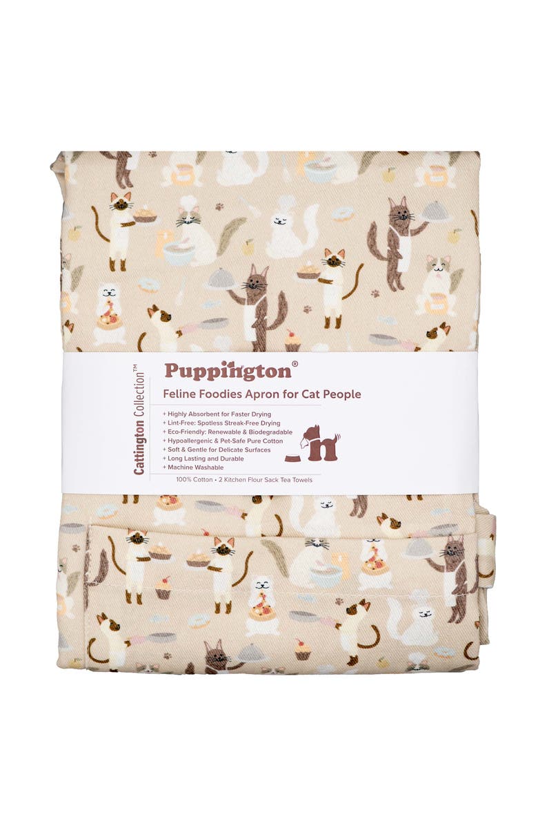 Cattington Kitchen Apron for Cat Lovers, Alternate, color,