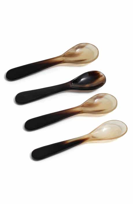 Zodax Lagos Chiseled Set of 4 Spoons