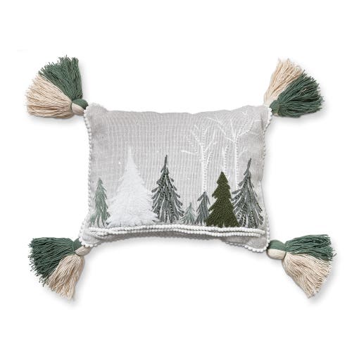 Tag Fresh Balsam Tree Lumbar Pillow Christmas Winter Decor In Multi