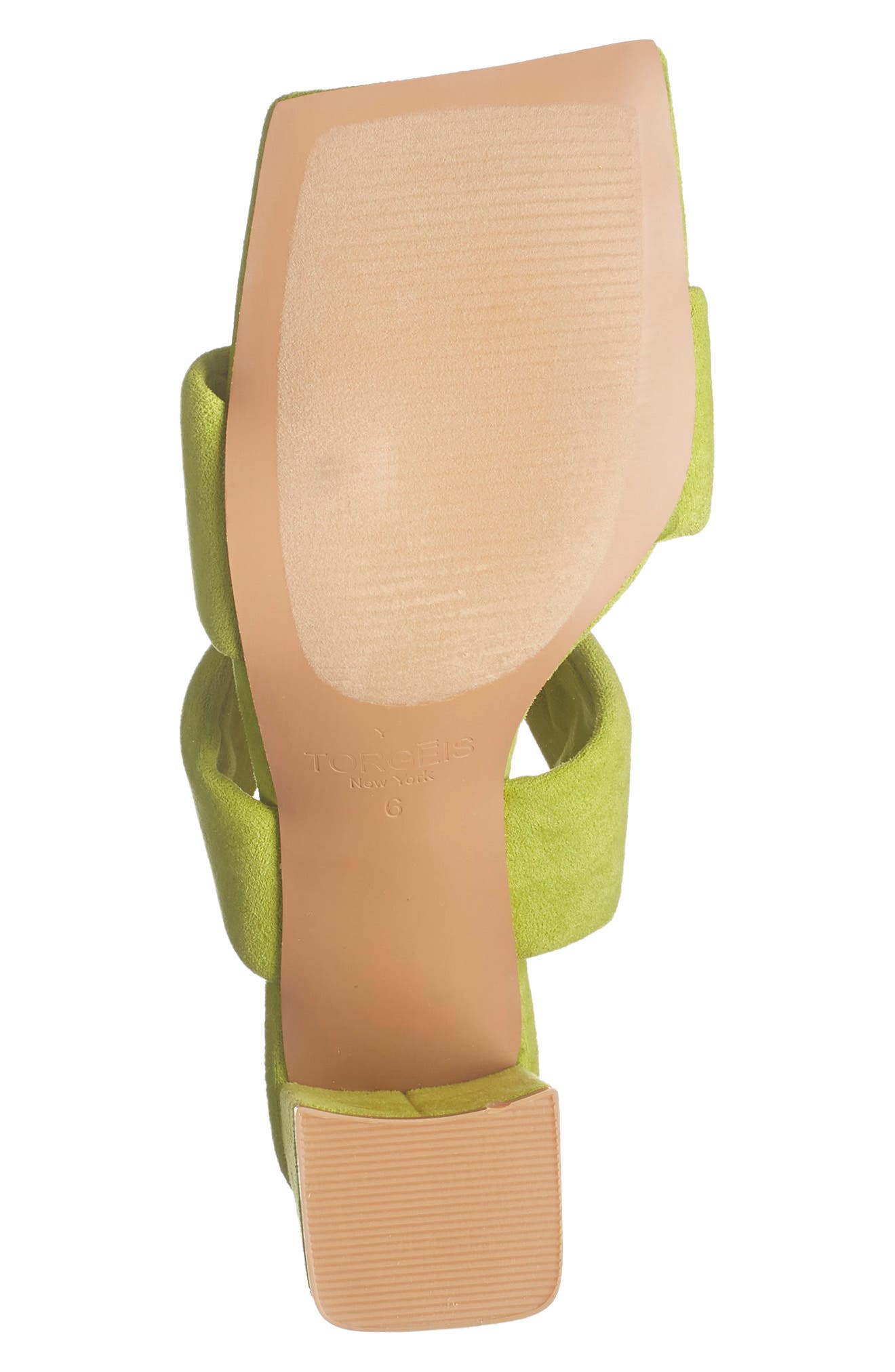 TORGEIS Flamingo Knotted Block Heel Sandal, Alternate, color, Green