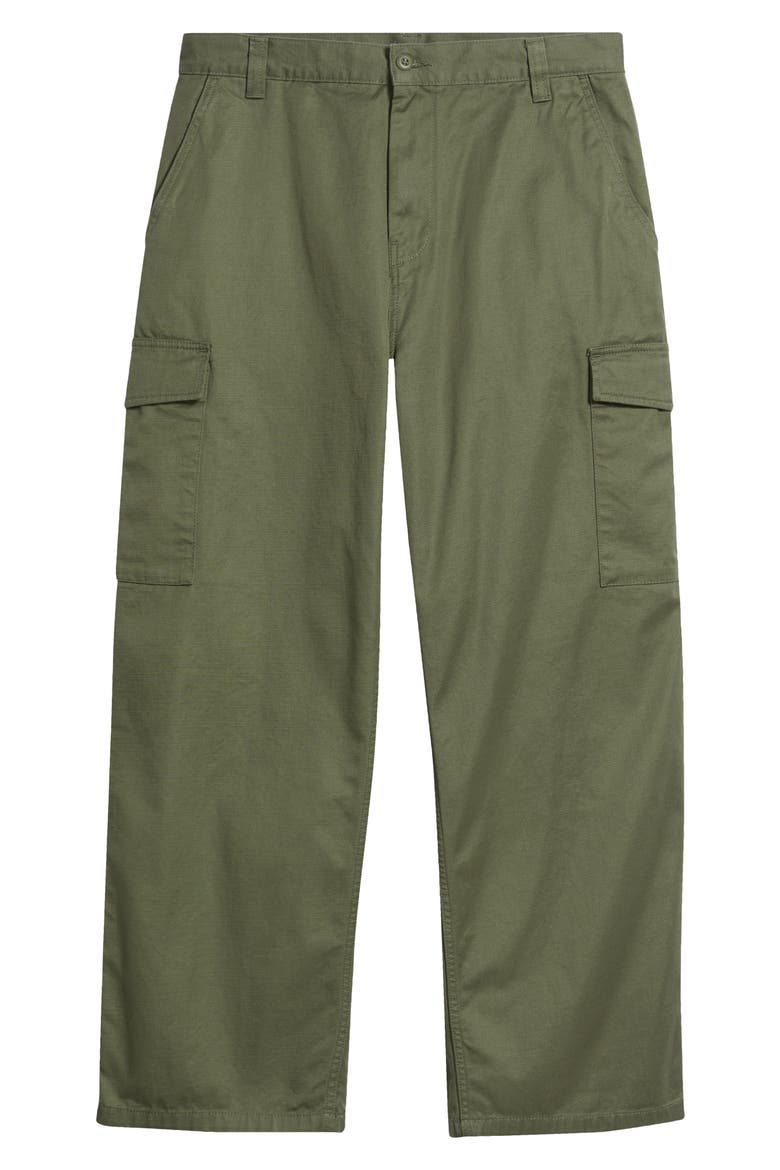 Brady Cotton Twill Cargo Pants, Alternate, color, LEAF (RINSED)