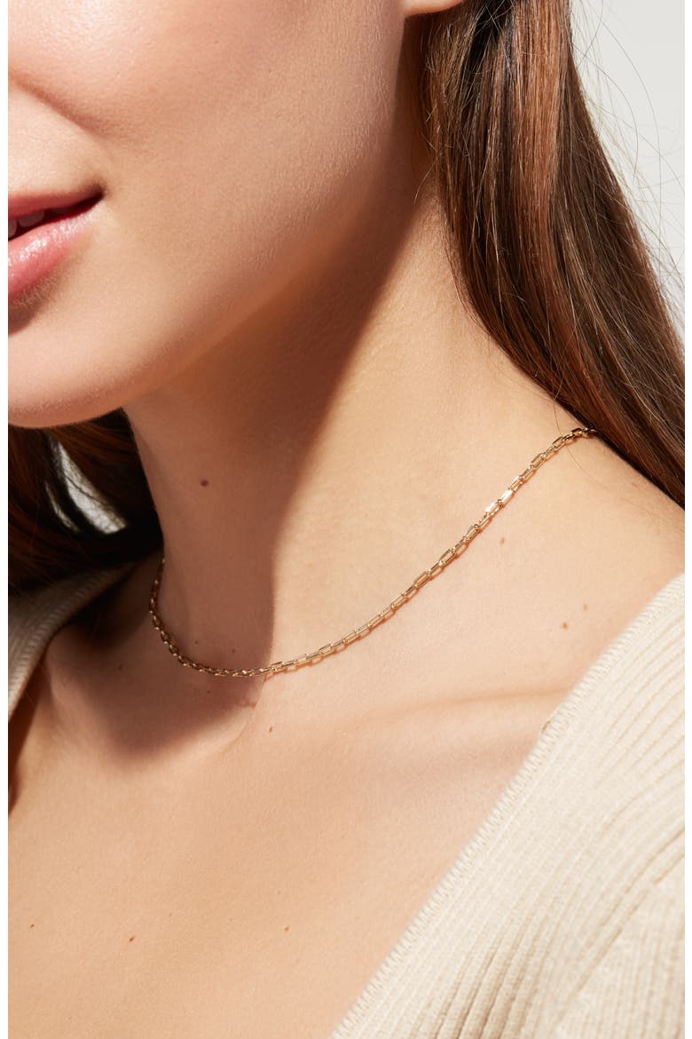 Link Chain Necklace - Laura Slim, Alternate, color, Gold