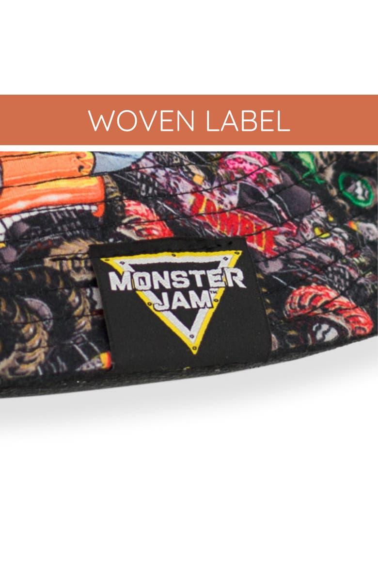 Bucket Hat, Alternate, color, Black Monster Jam