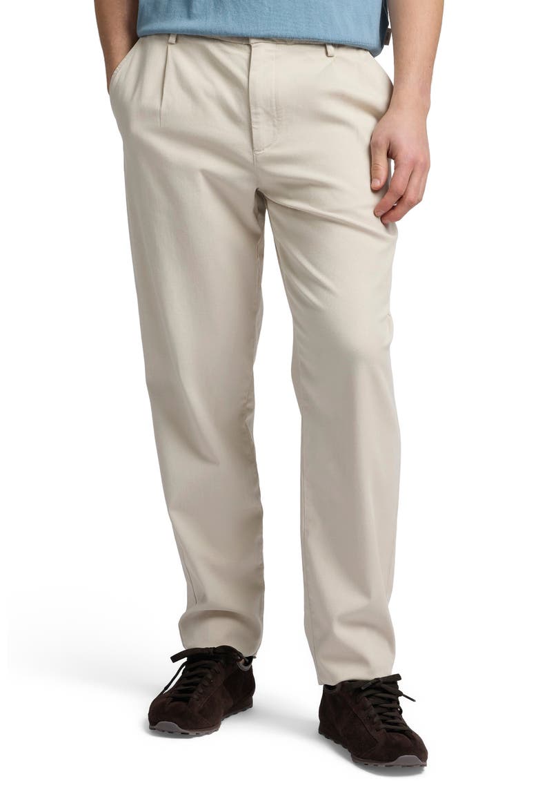 Pull On Cotton Tencel Pant, Alternate, color, Stone