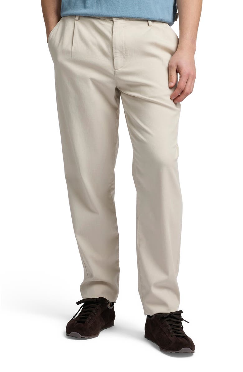 Onia Pull On Cotton Tencel Pant, Alternate, color, Stone