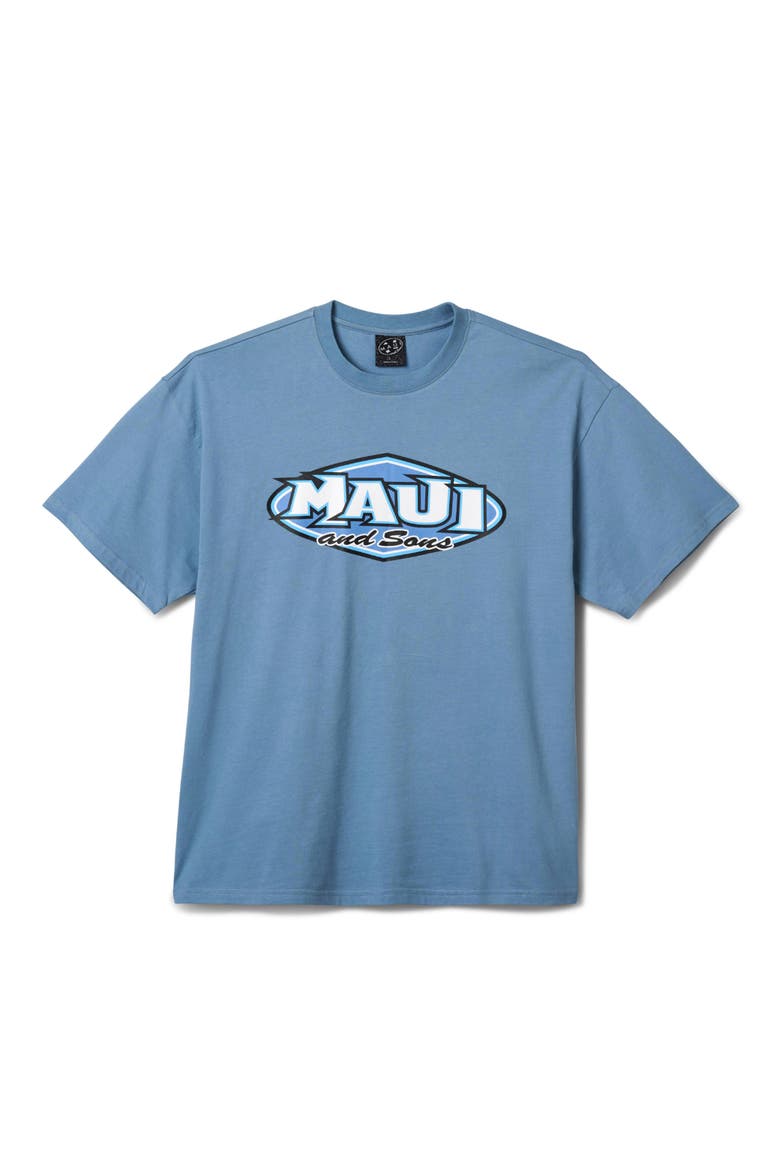 Diamond Boxy Fit Logo Graphic T-Shirt, Alternate, color, BLUE