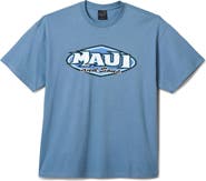Maui & Sons Diamond Boxy Fit Logo Graphic T-Shirt